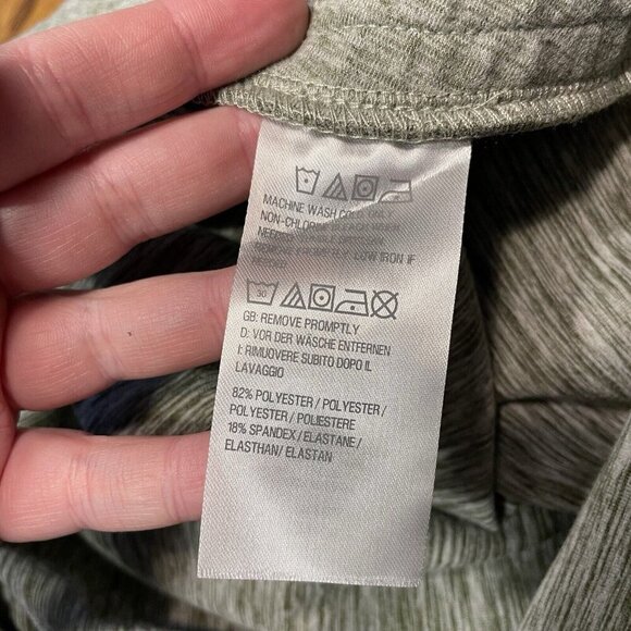 Susan Graver Weekend Women 4X Rustic Olive Heather Jersey Knit Leggings NWOT - Picture 8 of 9